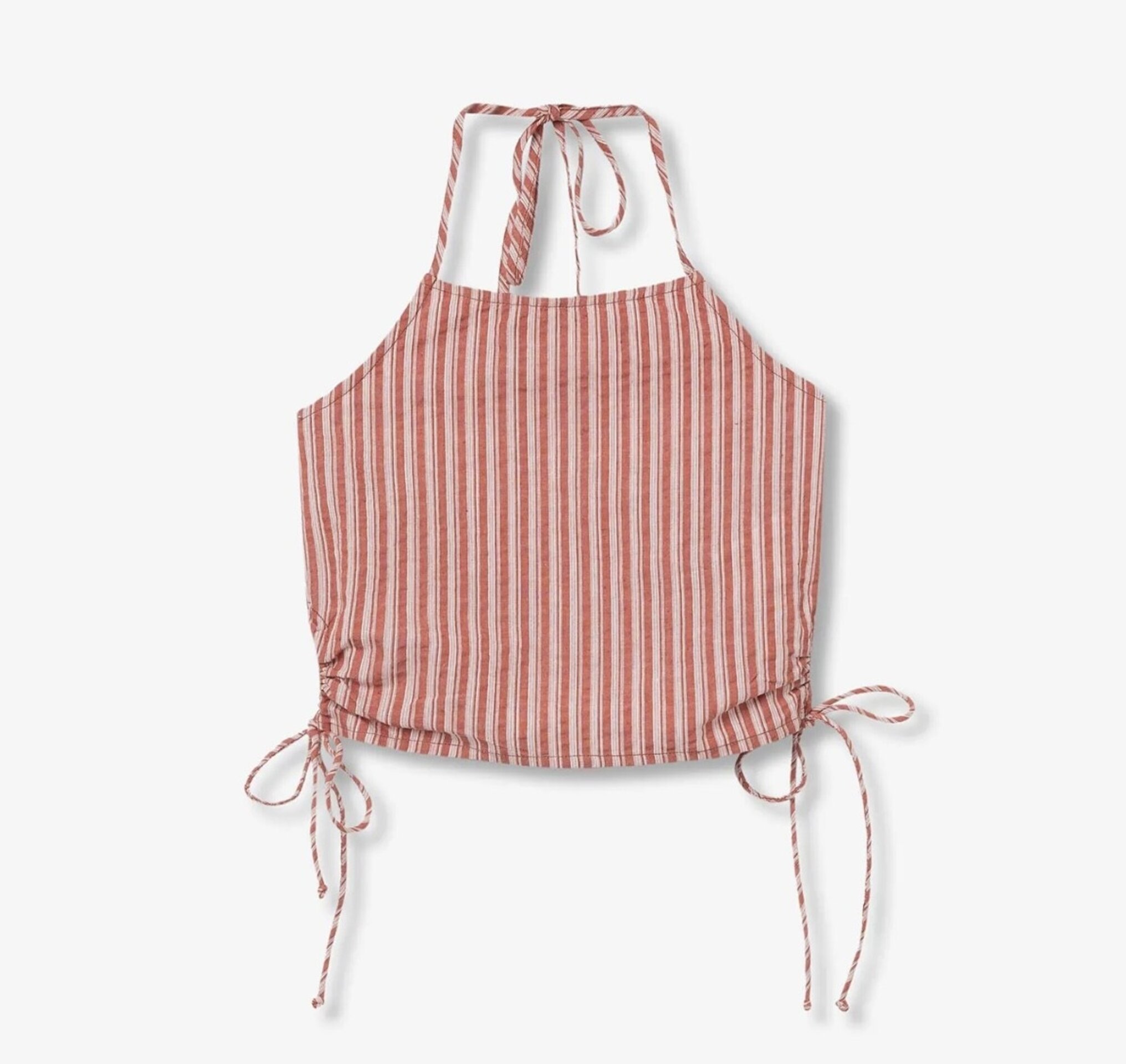 Crop Top Halter Cut Out - 1
