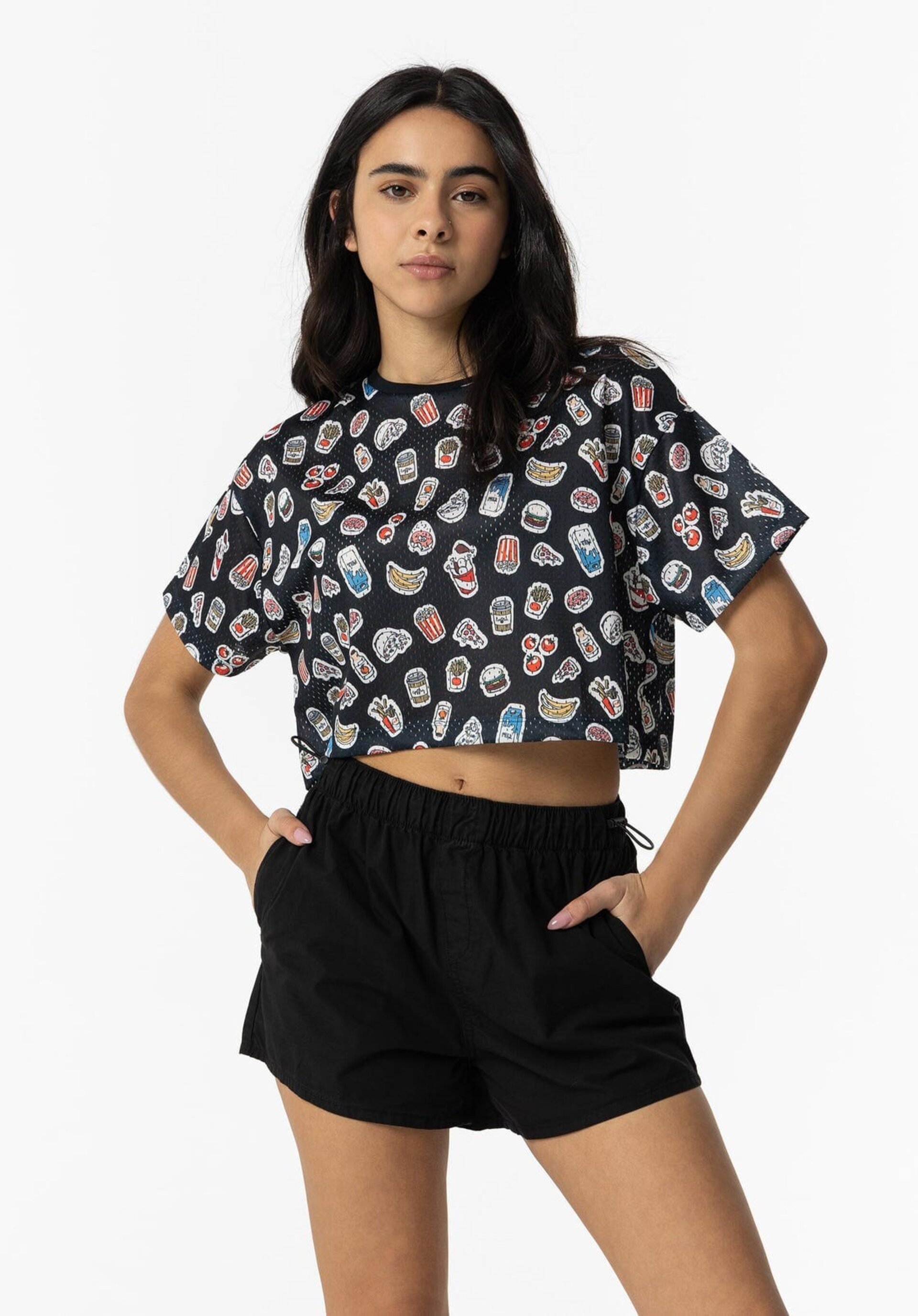 Camiseta Perforada Estampada - 3