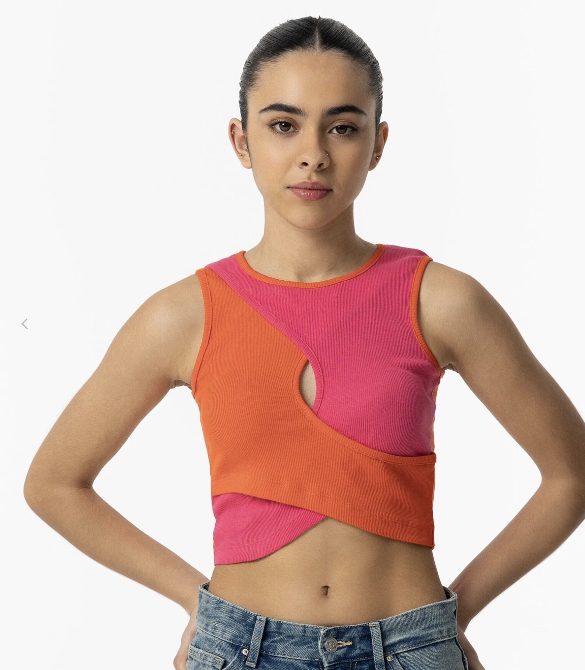 Top Bicolor Cut Out - 2