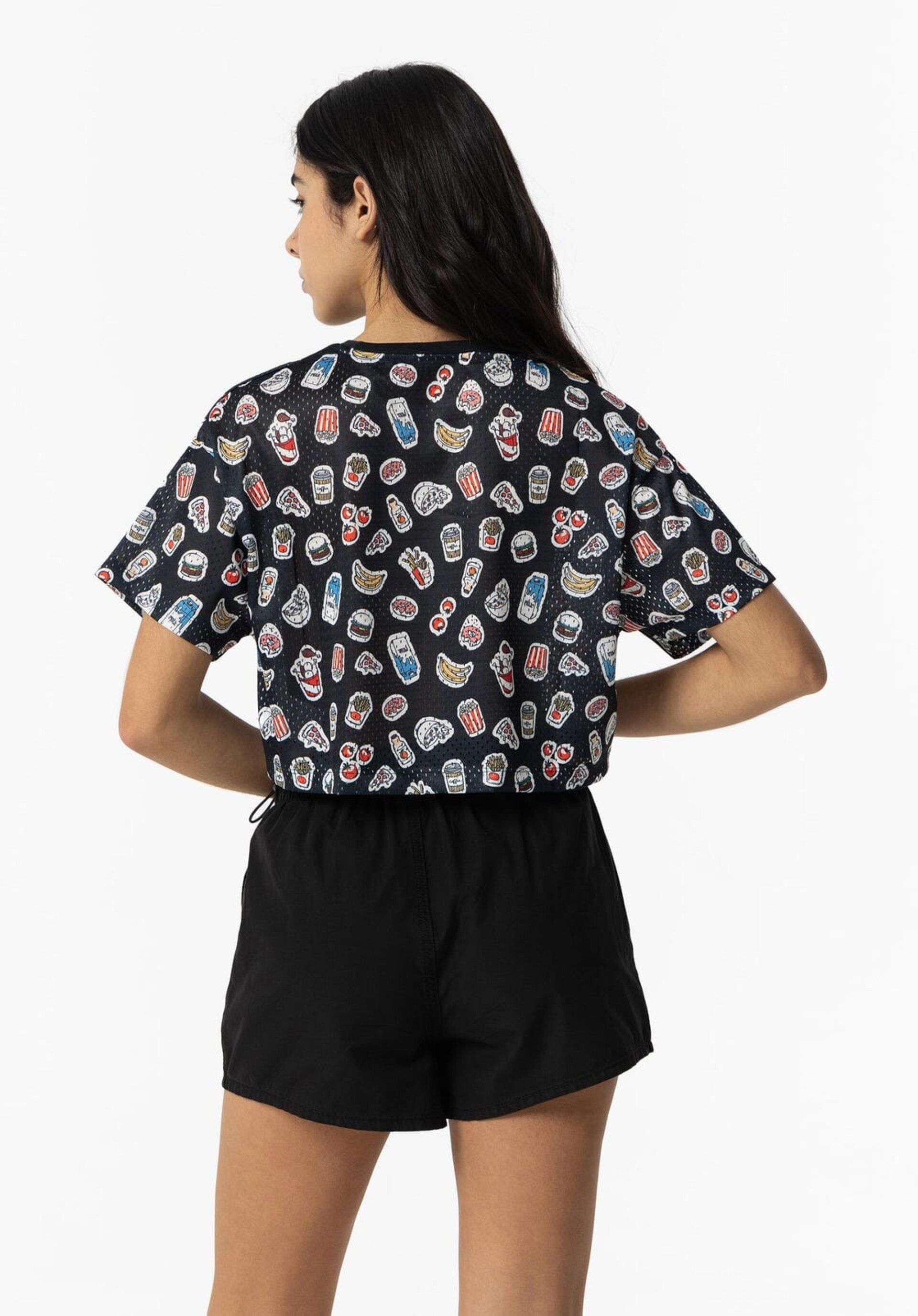 Camiseta Perforada Estampada - 5